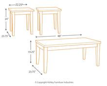 Load image into Gallery viewer, Maysville - Black - Occasional Table Set (3/CN)