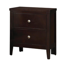 Load image into Gallery viewer, Carlton Collection - Carlton 2-drawer Rectangular Nightstand Cappuccino