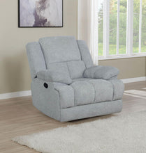 Load image into Gallery viewer, Grey - Waterbury Upholstered Glider Recliner Grey