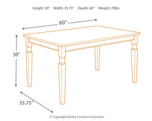 Load image into Gallery viewer, Whitesburg - Brown/Cottage White - Rectangular Dining Room Table