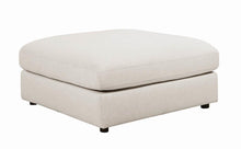 Load image into Gallery viewer, Beige - Serene Upholstered Rectangular Ottoman Beige