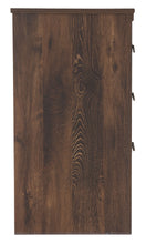 Load image into Gallery viewer, Quinden - Dark Brown - Two Drawer Night Stand