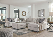Load image into Gallery viewer, Dellara - Chalk - 5 Pc. - Left Arm Facing Loveseat, Wedge, Armless Loveseat, Right Arm Facing Corner Chaise Sectional, Ottoman With Storage