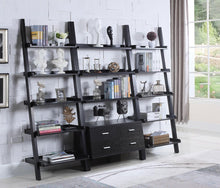Load image into Gallery viewer, Colella Collection - Bower 4-drawer Storage Bookcase Cappuccino