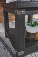 Load image into Gallery viewer, Delmar - Black - Rectangular End Table