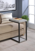 Load image into Gallery viewer, Accent Table Cement And Black