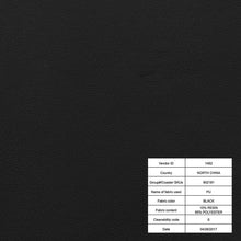 Load image into Gallery viewer, Accents : Chairs - Black - Armless Upholstered Accent Chair Black