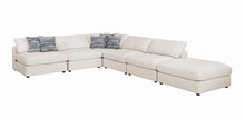 Load image into Gallery viewer, Beige - Serene Upholstered Rectangular Ottoman Beige
