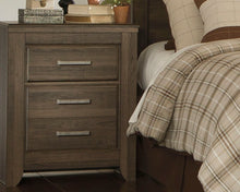 Load image into Gallery viewer, Juararo - Dark Brown - 7 Pc. - Dresser, Mirror, Queen Poster Bed, 2 Nightstands