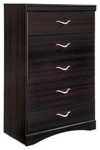 Load image into Gallery viewer, Zanbury - Merlot - Five Drawer Chest