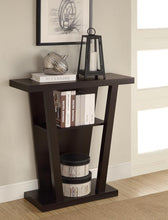 Load image into Gallery viewer, 2-shelf Console Table Cappuccino