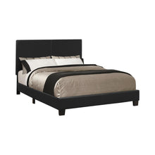 Load image into Gallery viewer, Mauve Upholstered Bed - Black - Muave Full Upholstered Bed Black
