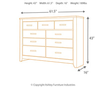 Load image into Gallery viewer, Zelen - Warm Gray - Dresser