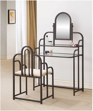Load image into Gallery viewer, Tan - 2-piece Vanity Set Tan And Bronze