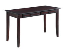 Load image into Gallery viewer, Newton Collection - Tan - Newton 2-piece Writing Desk Set Dark Amber And Tan