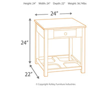 Load image into Gallery viewer, Marion - Dark Brown - Rectangular End Table