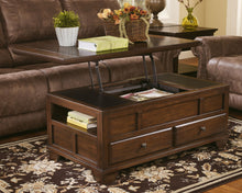 Load image into Gallery viewer, Gately - Medium Brown - Lift Top Cocktail Table