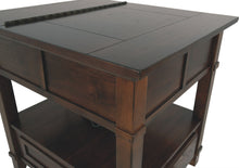 Load image into Gallery viewer, Austere - Brown - 6 Pc. - 2 Seat Reclining Sofa, Double Reclining Loveseat with Console, Gately Lift Top Cocktail Table, 2 End Tables, Sofa Table