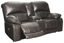Load image into Gallery viewer, Hallstrung - Chocolate - PWR REC Loveseat/CON/ADJ HDRST