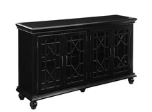 Load image into Gallery viewer, N/a - 4-door Accent Cabinet Black