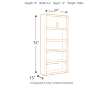 Load image into Gallery viewer, Raventown - Grayish Brown - Large Bookcase