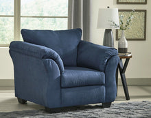 Load image into Gallery viewer, Darcy - Blue - 2 Pc. - Chair with Ottoman