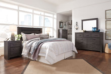 Load image into Gallery viewer, Brinxton - Charcoal - Queen/Full Panel Headboard