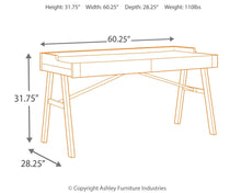 Load image into Gallery viewer, Raventown - Grayish Brown - Home Office Desk