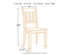 Load image into Gallery viewer, Whitesburg - Brown/Cottage White - Dining Room Side Chair (2/CN)