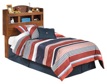 Load image into Gallery viewer, Barchan - Medium Brown - Twin Bookcase Headboard