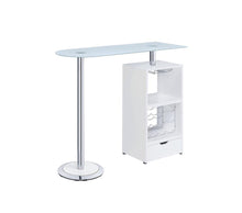 Load image into Gallery viewer, Bar Units: Contemporary - 1-drawer Bar Table Glossy White