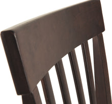 Load image into Gallery viewer, Hammis - Dark Brown - 3 Pc. - Round Dining Room Drop Leaf Table, 2 Upholstered Side Chairs