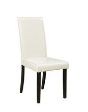 Load image into Gallery viewer, Kimonte - Dark Brown - 5 Pc. - Rectangular Dining Room Table, 2 Ivory Upholstered Side Chairs, 2 Brown Upholstered Side Chairs