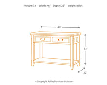 Load image into Gallery viewer, Woodboro - Dark Brown - Sofa Table