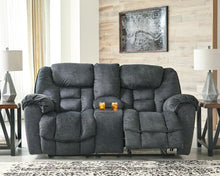 Load image into Gallery viewer, Capehorn - Granite - DBL Rec Loveseat w/Console