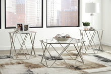 Load image into Gallery viewer, Darcy - Blue - 3 Pc. - Sofa, Loveseat, Madanere Table Set