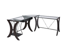 Load image into Gallery viewer, Monterey Collection - Monterey 3-piece L-shaped Computer Desk Set Cappuccino