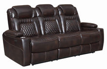 Load image into Gallery viewer, Korbach Motion Collection - Espresso - Korbach Upholstered Power^2 Sofa Espresso