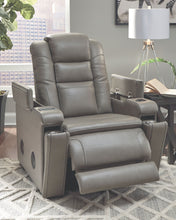Load image into Gallery viewer, Boerna - Gray - PWR Recliner/ADJ Headrest