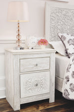 Load image into Gallery viewer, Paxberry - Whitewash - Two Drawer Night Stand