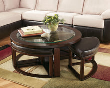 Load image into Gallery viewer, Marion - Dark Brown - Cocktail TBL w/4 Stools (5/CN)