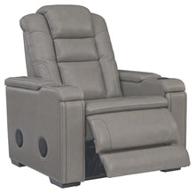Load image into Gallery viewer, Boerna - Gray - PWR Recliner/ADJ Headrest