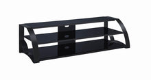 Load image into Gallery viewer, 3-tier Tv Console Black
