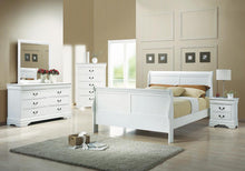 Load image into Gallery viewer, Louis Philippe Collection - Louis Philippe Queen Sleigh Panel Bed White