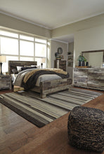 Load image into Gallery viewer, Derekson - Multi Gray - 5 Pc. - Dresser, Mirror, Queen Panel Bed