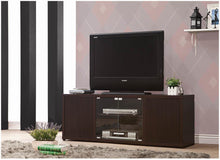 Load image into Gallery viewer, Living Room : Tv Consoles - Rectangular Tv Console With Magnetic-push Doors Cappuccino