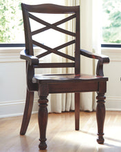 Load image into Gallery viewer, Porter - Rustic Brown - Dining Room Arm Chair (2/CN)