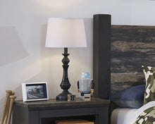 Load image into Gallery viewer, Kian - Black/White - Poly Table Lamp (1/CN)