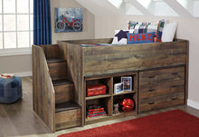 Load image into Gallery viewer, Trinell - Brown - Twin Loft Bed with Pull-out Caster Bed