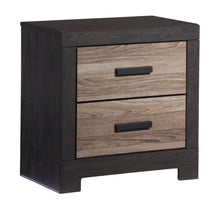 Load image into Gallery viewer, Harlinton - Warm Gray/Charcoal - Two Drawer Night Stand